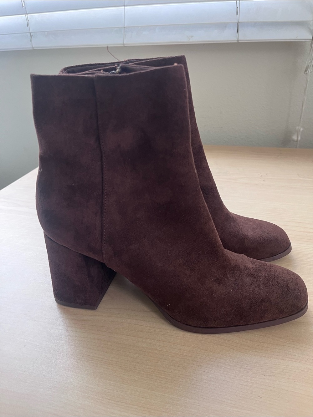 Madden Girl Faux Suede Chocolate Women's Ankle Boots - Size 9